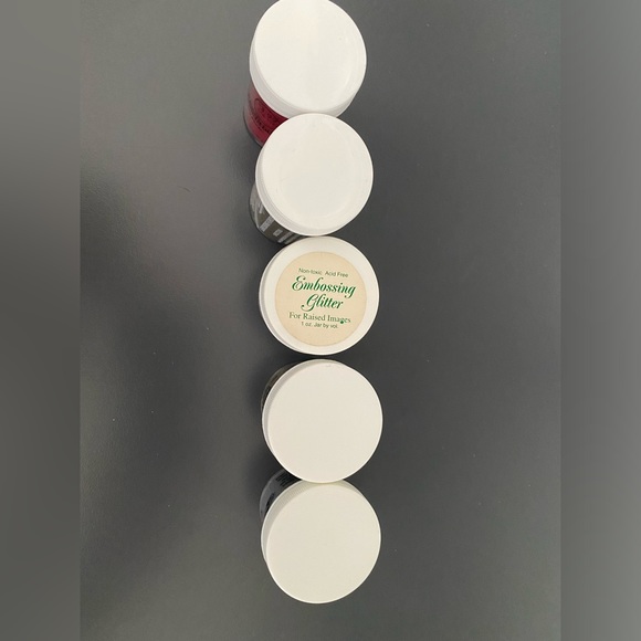 Embossing powder glitter crafting art stamp supplies holiday craft Christmas 🎄 - Picture 4 of 10